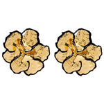 Boucles doreilles Calliopé gold black