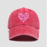 Casquette Sweat hearts rouge