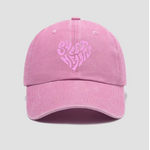 Casquette Sweat hearts rose