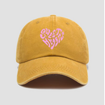 Casquette Sweat hearts yellow