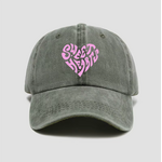 Casquette Sweat hearts green