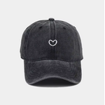 Casquette Heart dark grey