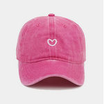 Casquette Heart fushia