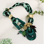 Collier fantaisie Esmeralda vert
