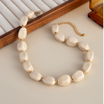 Collier de perles Anouk blanc (2)