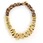Collier Piana doré fantaisie