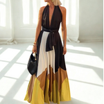 Robe Ida longue invitée satin
