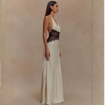 Robe Caliane blanche longue