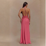 Robe Caliane rose dos nu