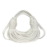 sac à main demi-lune blanc