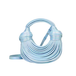sac à main demi-lune bleu ciel