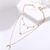 collier multi rangs or lune étoile femme bijou fantaisie pas cher original la selection parisienne