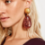 boucles d'oreilles fantaisies acrylique pierre rouge cadeau femme en ligne la selection parisienne 1