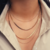 multi collier fantaisie en acier inoxydable cadeau femme original en ligne