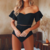 maillot de bain une pièce noir chic élégant femme style de parisienne