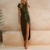 robe longue kaki femme casual chic mode printemps été 2021