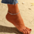 chaine de cheville argent silver chic minimaliste femme