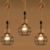lampe suspendue à corde tendance
