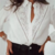 chemisier blanc chic femme