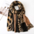 foulard imprimé léopard