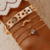 set de bracelets dorés lune étoile bijou fantaisie