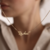 collier personnalisé prénom plaqué or cadeau chic femme