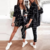 tailleur veste pantalon chic femme noir à carreaux vintage  automne hiver 2022