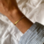 Bracelet fin plaqué or acier inoxydable pas cher