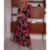 robe longue fleurie chic femme
