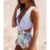 maillot de bain une pièce imprimé fleuri femme