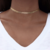 collier ras du cou doré 2