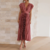 robe plissée en satin vieux rose pour occasions spéciales femme