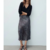 jupe taille haute imprimée léopard femme