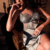 nuisette bleue dentelle chic en satin