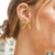 boucles d'oreilles noeud