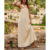 robe longue à bretelles