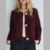 cardigan violet femme