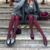 collants femme violet tendance