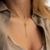 collier doré à l'or fin pendentif prénom fleur gravé (2)