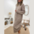 robe pull longue en maille