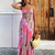 robe longue à bretelles imprimée chic été plage