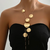 collier long sautoir doré