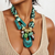 Collier fantaisie Esmeralda été