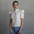 T-shirt Canelle blanc dentelle