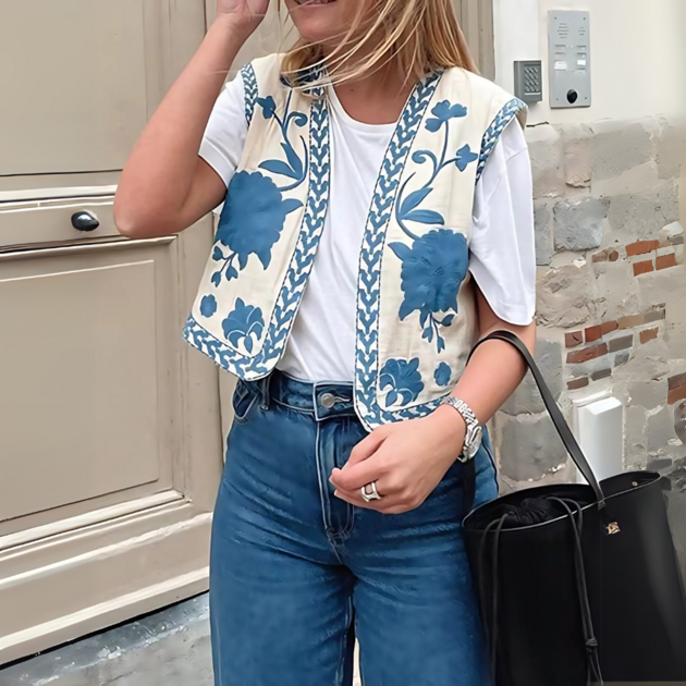 Gilet Sans Manches Pour Femme - En Daim Synthétique - Style Rétro - Style Hippie - Pour L'Oktoberfest - Veste En Denim Punk Avec Franges, Café, S