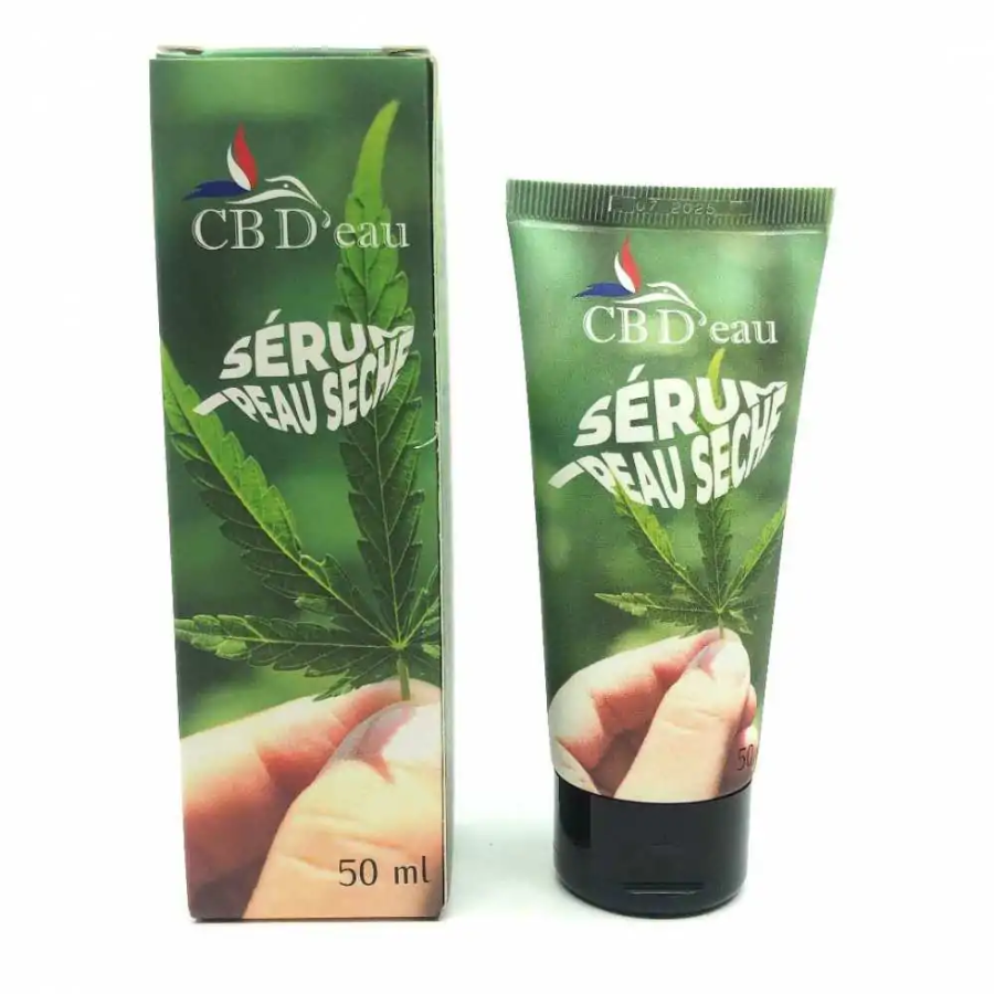 Soins Visage CBD Sérum Peaux Sèches Huile de chanvre