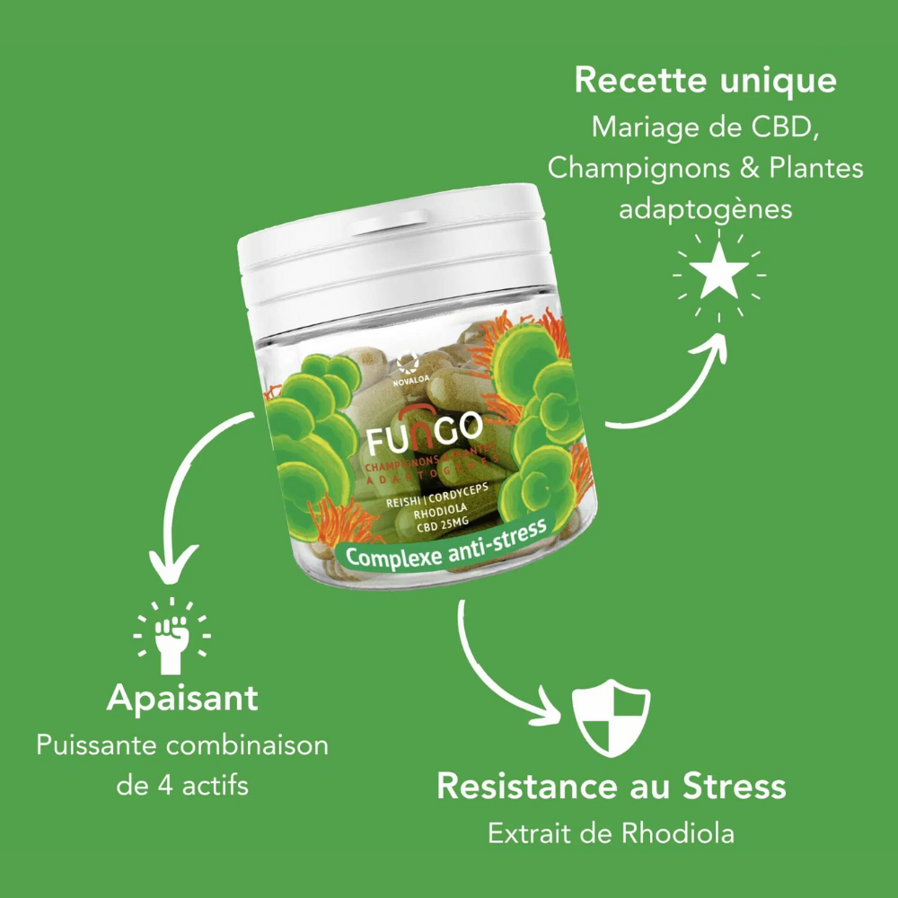 Gélule CBD Fungo Anti-Stress 2