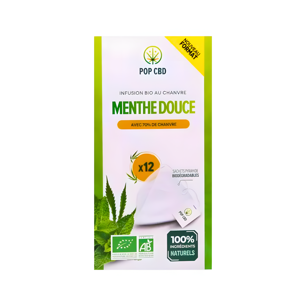 Infusion CBD Bio Menthe Douce