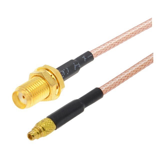 Câble Rallonge RF Mâle Vers Femelle - 0,5 M, Pour TV Numérique Terrestre, Coupleur Noir