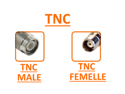 connectiques tnc wifi males femelles
